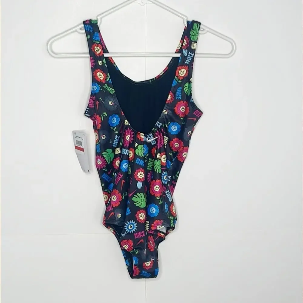 Girls Nike One Piece Swim Suit Size Large